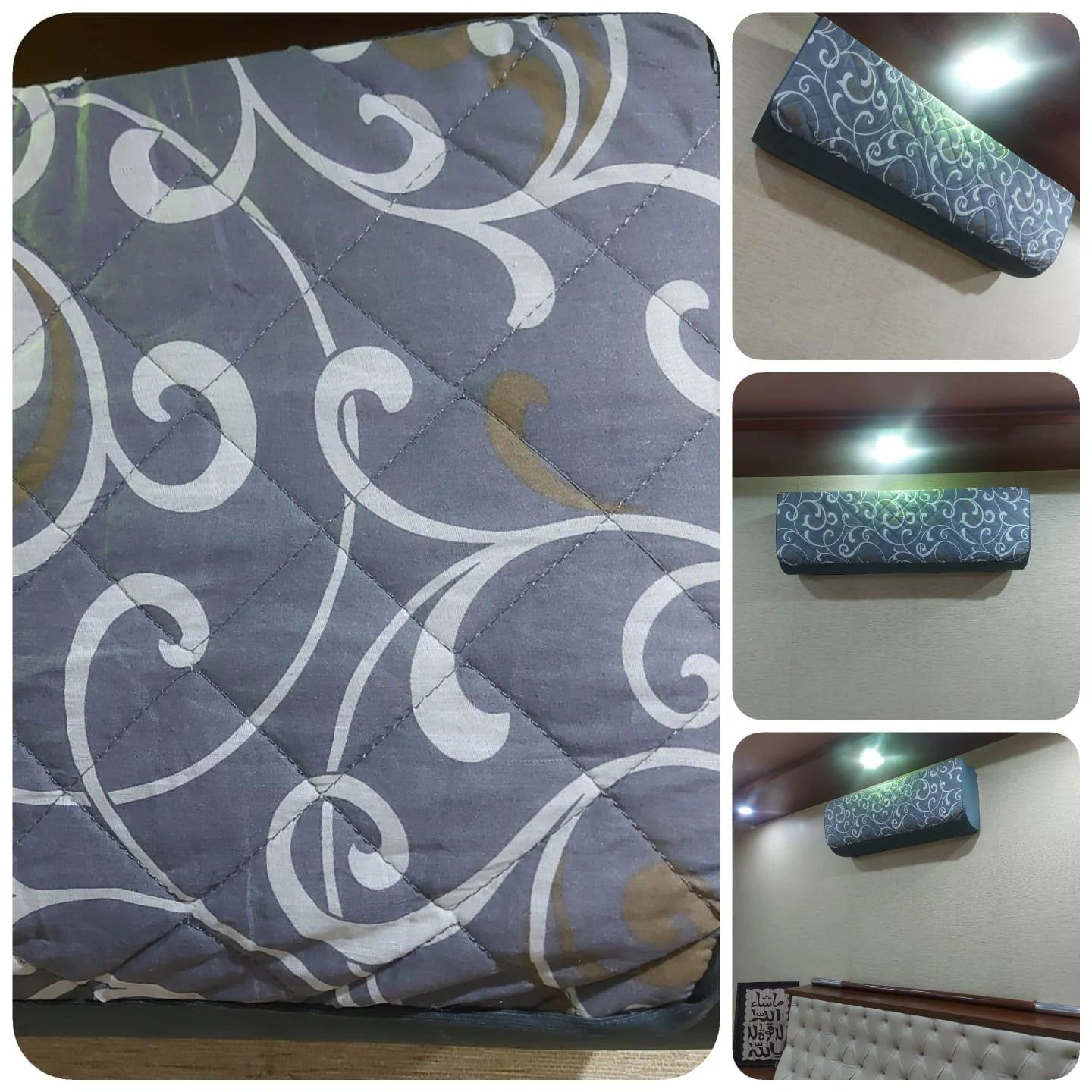 Quilted AC Cover Indoor + Outdoor